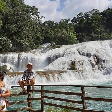 Arroyo Agua Azul Posada Tzeltal מראה חיצוני תמונה