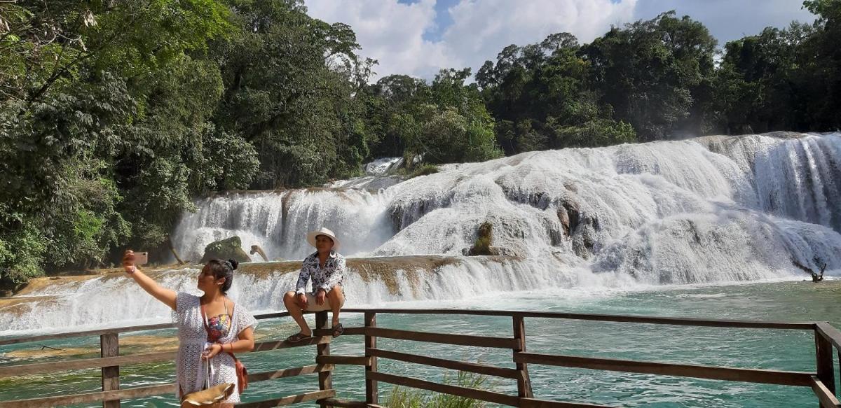 Arroyo Agua Azul Posada Tzeltal מראה חיצוני תמונה